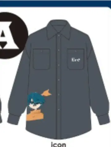 EVE 언더 블루 A상 icon 워크 셔츠