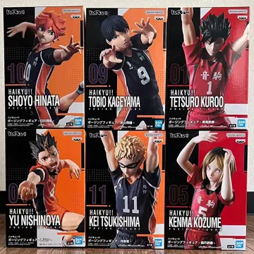 [ 미개봉 ] 하이큐 포징 피규어 6체 세트