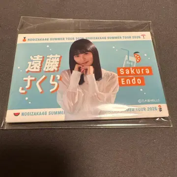 노기자카46 엔도 사쿠라 한여름의 전국 투어 2025 캔뱃지