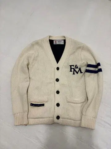 Franklin Marshall 레터드 가디건 스웨터