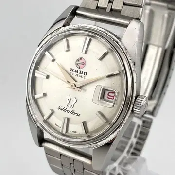 [ 작동 ] 라도 골든 호스 데이트 손목시계 자동 와인딩 30석 남성용