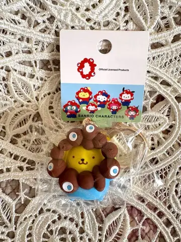 산리오 미야쿠미야쿠 키링 파스텔 폼폼푸딩