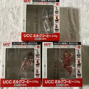 UCC 에반게리온 피규어 3체 세트