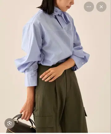 브로드 와이드 슬리브 블라우스_저널 스탠다드 레자주