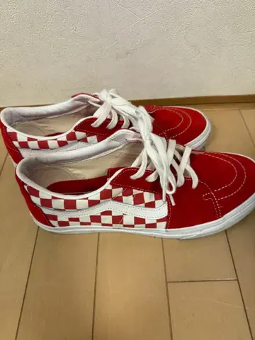 VANS 레드 스니커즈 US9.0
