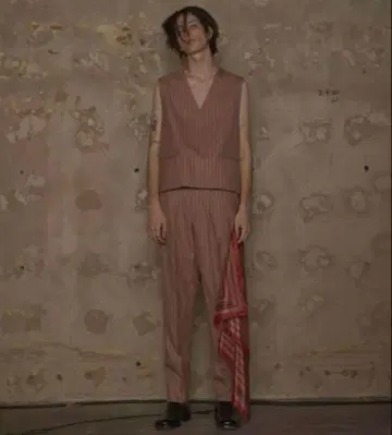 LITTLEBIG 리틀빅 스트라이프 테이퍼드 트라우저스