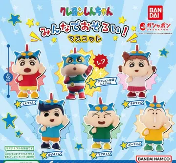 짱구는 못말려 액션 가면 가챠 피규어 모두 함께 커플 애니메이션