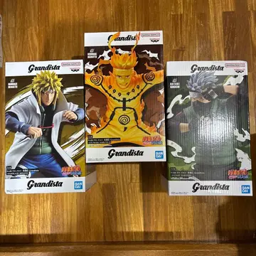 나루토 질풍전 우즈마키 나루토 나미카제 미나토 하타케 카카시 피규어