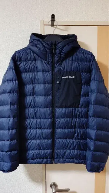 몽벨 콜로라도 후드티 리버서블 L 사이즈 (XL 상당) 네이비 x 블랙