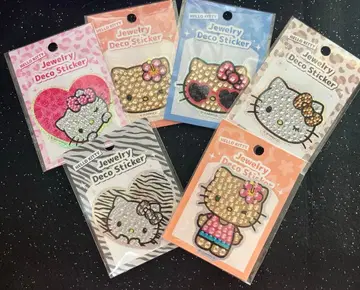 산리오 헬로키티 주얼리 데코 스티커