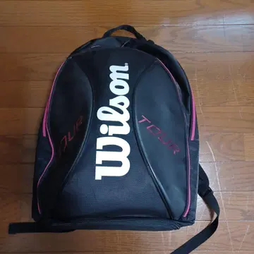 Wilson Tour 라켓 백 블랙/핑크