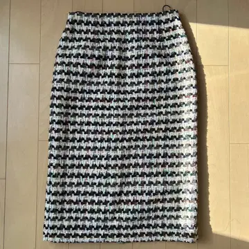 Liala x PG 종아리 기장 트위드 타이트 스커트 L 사이즈