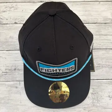 일본햄 FIGHTERS 스냅백 캡 블랙 프리