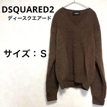 [새상품급] DSQUARED2 니트 브라운 S 사이즈