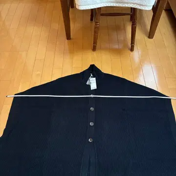 23구 블랙 리브 긴팔 가디건