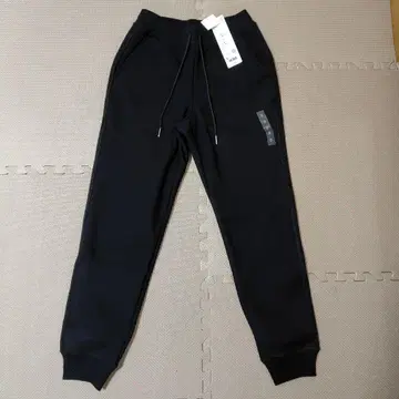 택 포함 새상품 UNIQLO 히트텍 보아 맨투맨 팬츠 블랙 사이즈 S