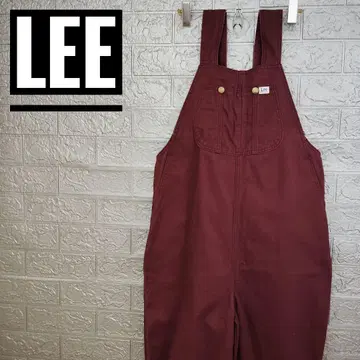 리 Lee 구제 의류 코튼 오버롤 원포인트 로고