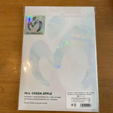 Mrs. GREEN APPLE 영화 팜플렛 스티커