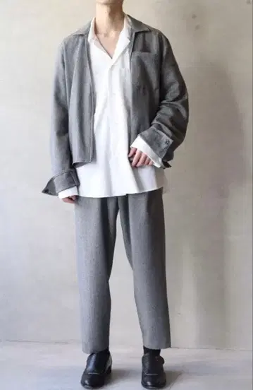 SUNSEA 19aw N.M BRUSHED PANTS 이지 슬랙스
