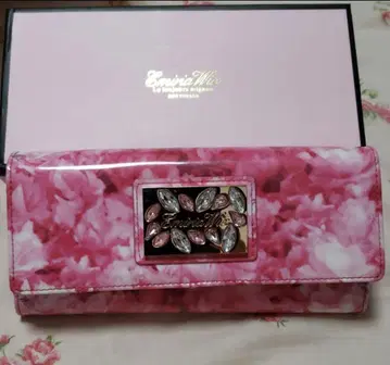 EmiriaWiz 꽃무늬 비쥬 화려한 장지갑