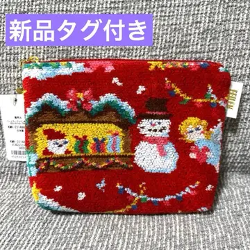 택 포함 새상품 페이러 파우치 크리스마스 산타