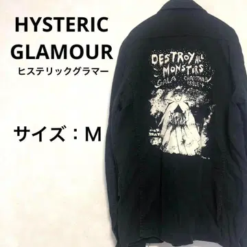 [새상품급] HYSTERIC GLAMOUR 워크 셔츠 블랙 M 사이즈