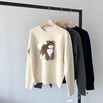 MUVEIL 시바견 풀오버