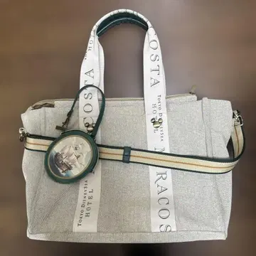 도쿄 디즈니 씨 미라코스타 한정판 토트백 코인 케이스