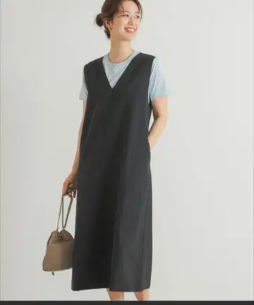 어반 리서치 도어스 오버롤 스커트 원피스