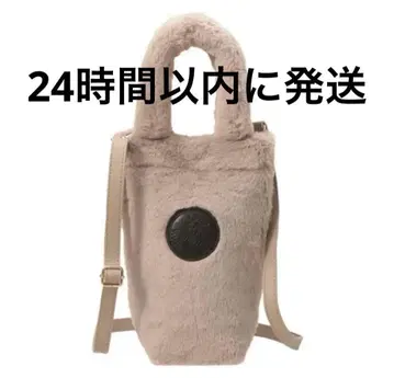 스타벅스 홀리데이 2025 보틀 숄더백 퍼 베이지