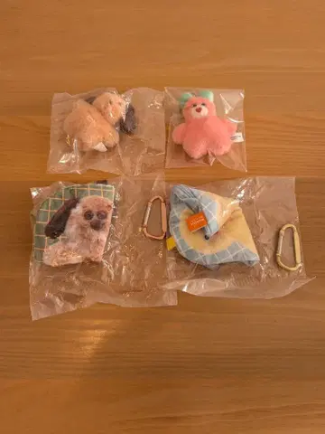 mojojojo 가챠 카라비너 포함 파우치 & 봉제 인형 마스코트