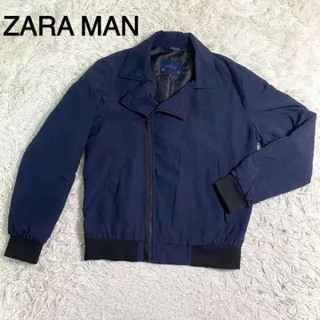 ZARA MAN 네이비 컬러 집업 나일론 자켓