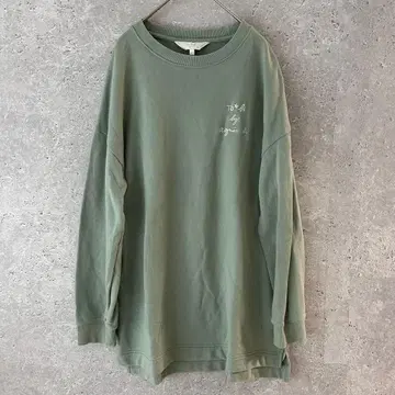 agnes.b 맨투맨 트레이닝복 자수