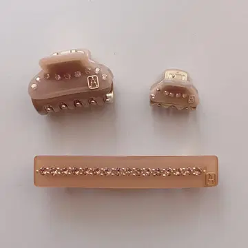 [ ALEXANDRE DE PARIS ] 헤어 클립과 머리핀 3종 세트