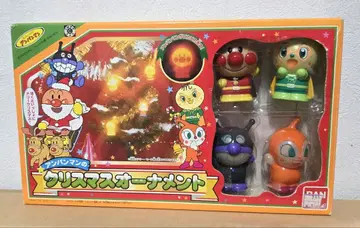 레어! BANDAI 호빵맨 크리스마스 오너먼트 중고품
