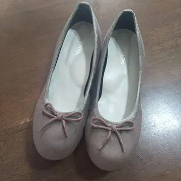 velikoko 베이지 발레 슈즈 리본 포함 새상품