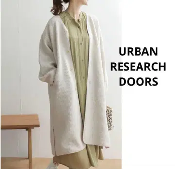 URBAN RESEARCH DOORS 퀼트 노카라 코트