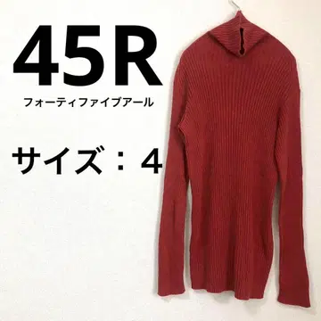 [새상품급] 45R 니트 레드 4(L) 사이즈