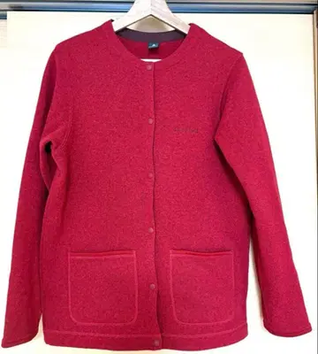 mont-bell 몽벨 크리마플러스 니트 가디건 XL 빨간색