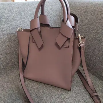 새상품급 내추럴 뷰티 베이직 리본 핸들 토트백