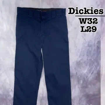 Dickies 874 워크 팬츠 네이비 커팅 W32L29 구제 의류