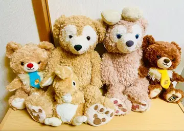 더피 & 셰리 메이 & 프렌드 봉제 인형 머리띠 세트