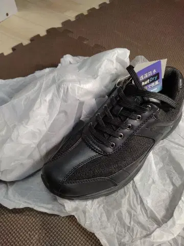 문스타 블랙 스니커즈 24.0EEE 3E