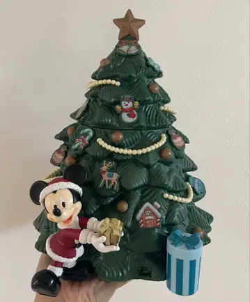 디즈니 크리스마스 팝콘 바스켓 미키마우스