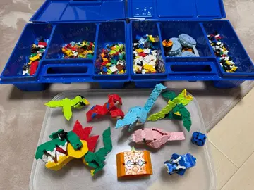 LaQ 다색 수납 박스 포함