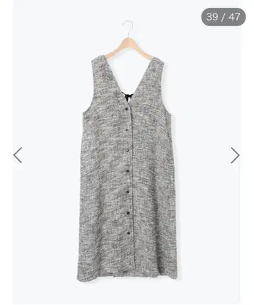 사만사 모스모스 전후 2way 리본 베스트 원피스