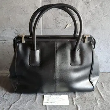 [ GINZA QUATTRO ] 긴자콰트로 가죽 무지 핸드백