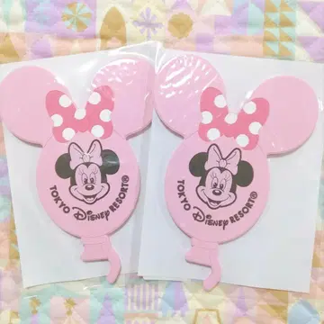 디즈니 수베니어 코스터 미니 벌룬 리본 핑크 [ 3 ]