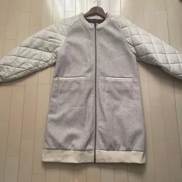 퀼팅 코트 새상품 화이트