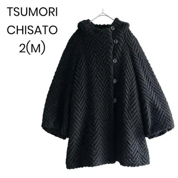 [ tsumorichisato ] 후드 부착 코트 A라인 M 1346